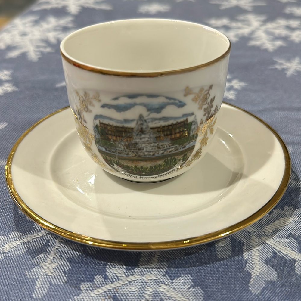 From Germany: Schloss Herrenchiemsee Kleiber Bavaria Germany Tea Cup Souvenir